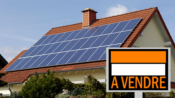 vendre maison avec panneaux photovoltaique